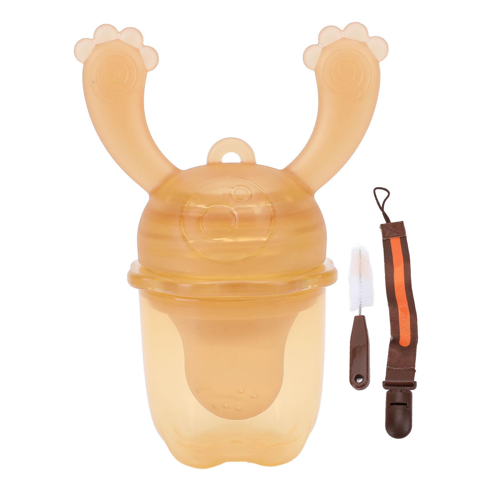 Baby Frucht Lebensmittel Sauger Silikon Baby Fütterwerkzeug Baby Frucht Lebensmittel Schnuller für Säugling L S(for 2-4kg)