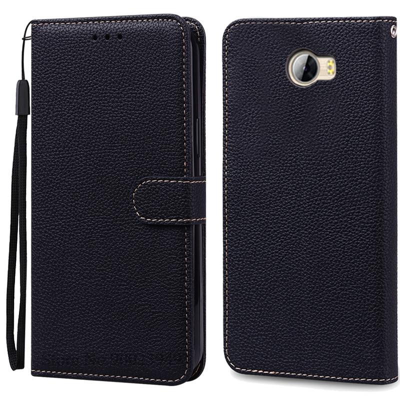 Für Honor 5A Fall LYO-L21 Leder Brieftasche Flip Fall Für Huawei Ehre 5A Fall Huawei Y5 II Y5 2 CUN-U29 CUN-L21 Abdeckung Coque Fundas For Huawei Y5 ii schwarz