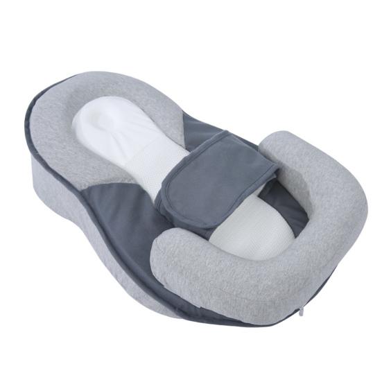 Anti-Roll-Babybett für Neugeborene, 15-Grad-Neigungswinkel gegen sauren Reflux und Erbrechen, Anti-Erbrechen-Neigungspolster, Stubenwagenkeil, Baby-Kuschelbett, Babyparty-Geschenk L
