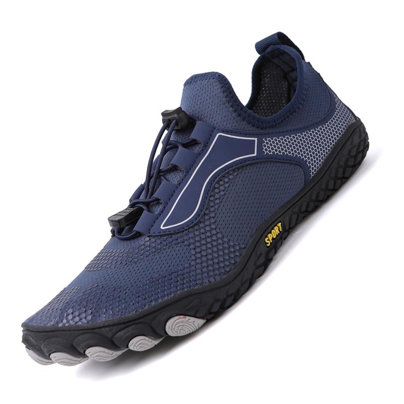 Herren Damen Wassersportschuhe Strand Barfuß Aquaschuhe Fluss Meer Tauchen Waten Sneaker Schnelltrocknend Pool Schwimmschuhe 47 blau