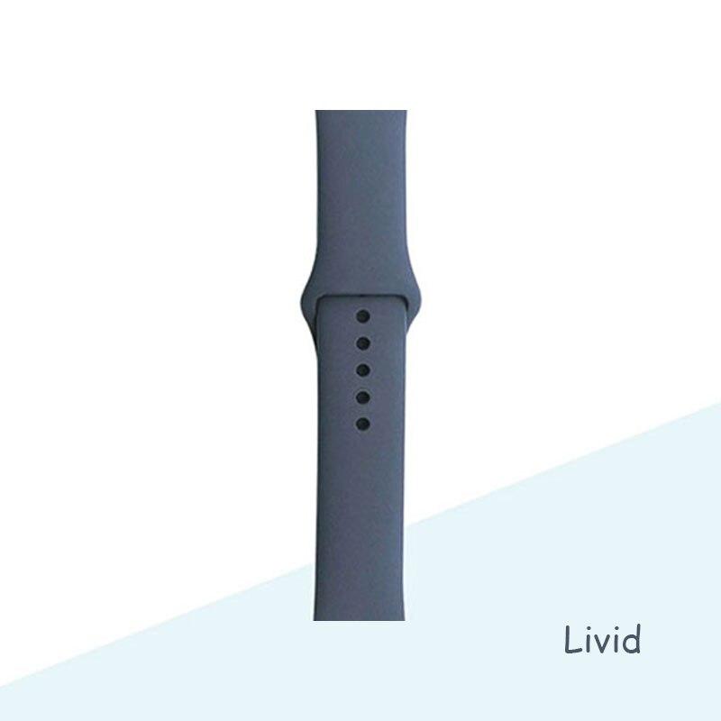 Silikonarmband für Apple Watch Armband 44 mm 40 mm 38 mm 42 mm Armband für Apple Watch Band Correa für Iwatch Series7 6 Se 5 4 3 42 44mm ML