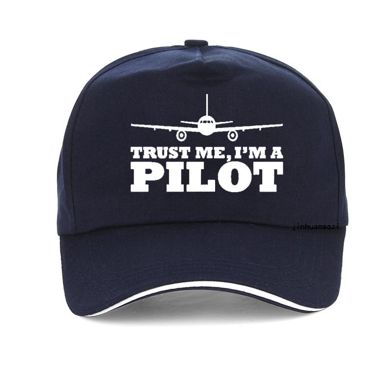 „Trust Me IM A Pilot“-Baseballmütze für den Außenbereich, Flugzeug, fliegendes Flugzeug, Luftfahrt, Geschenk, Papa-Mütze, Sommer, verstellbare Hüte, Snapback-Kappen Adjustable