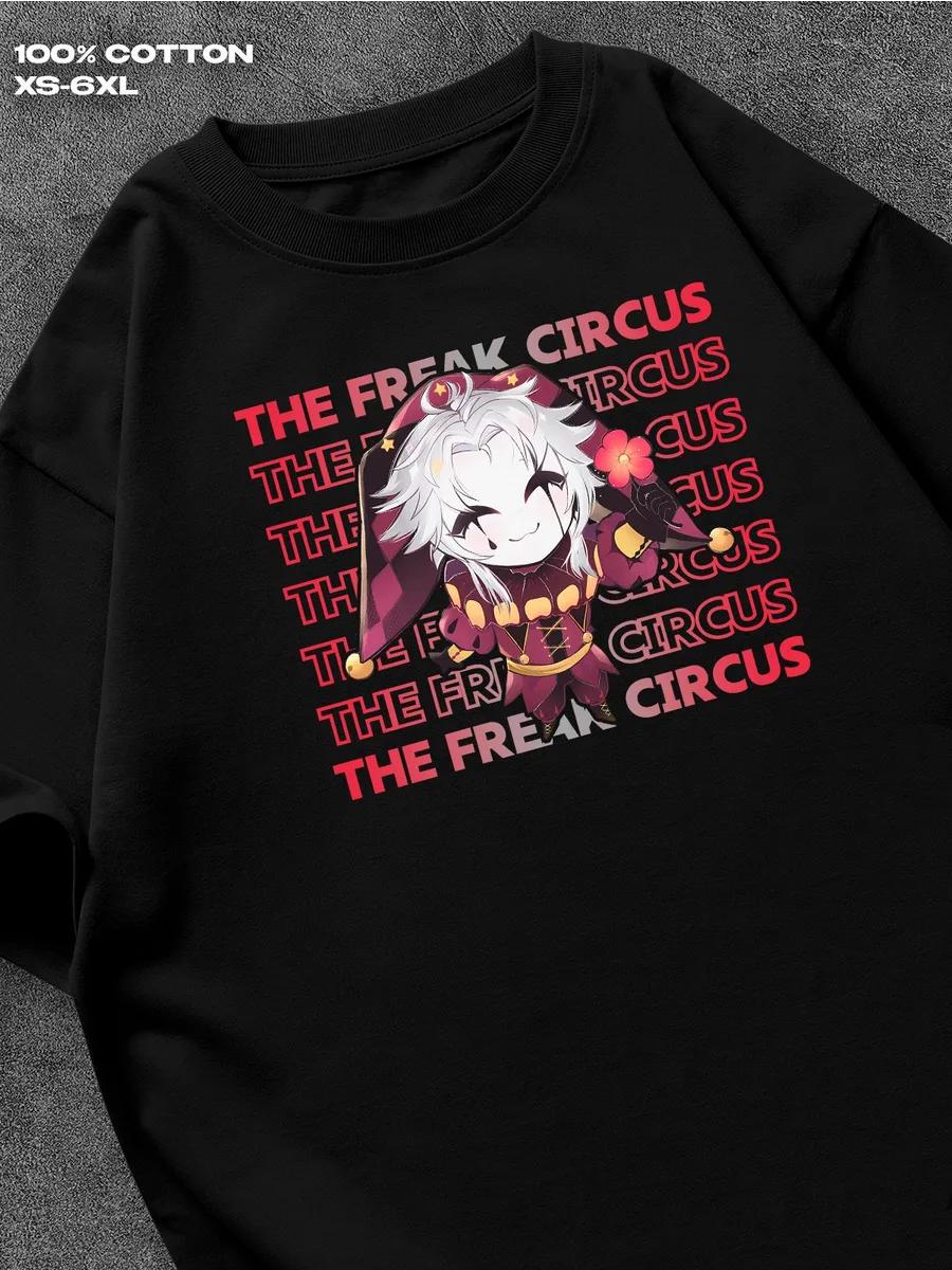 T-Shirt The Freak Circus Herren T-Shirt Damen T-Shirts mit Buchstabenaufdruck Kurzarm T-Shirt Lässiges Streetwear T-Shirt Oberteil XL