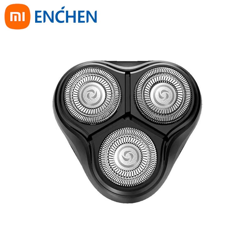 Xiaomi Enchen Ersatzkopf für Elektrorasierer, ultradünn, Doppelringschneider, Netz, ohne Stoppeln, für Black Stone 3D Elektrorasierer Shaver head schwarz