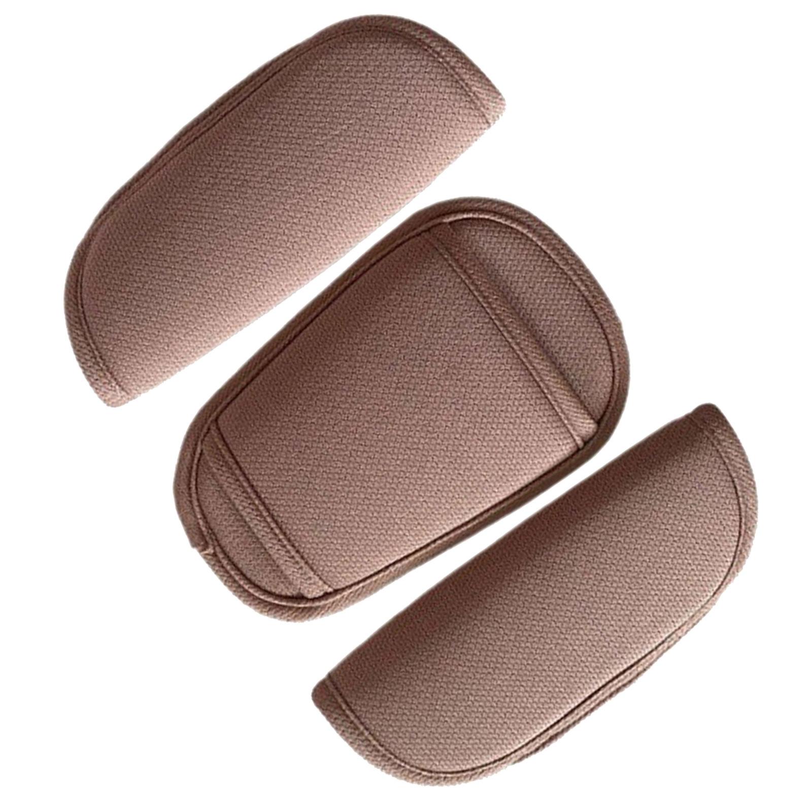 Atmungsaktives Kinderwagen-Sicherheitsgurt-Schutzpolster, Kinderwagen-Schultergurtpolster, Kissen, Schultergurtabdeckung für Kinderwagen khaki