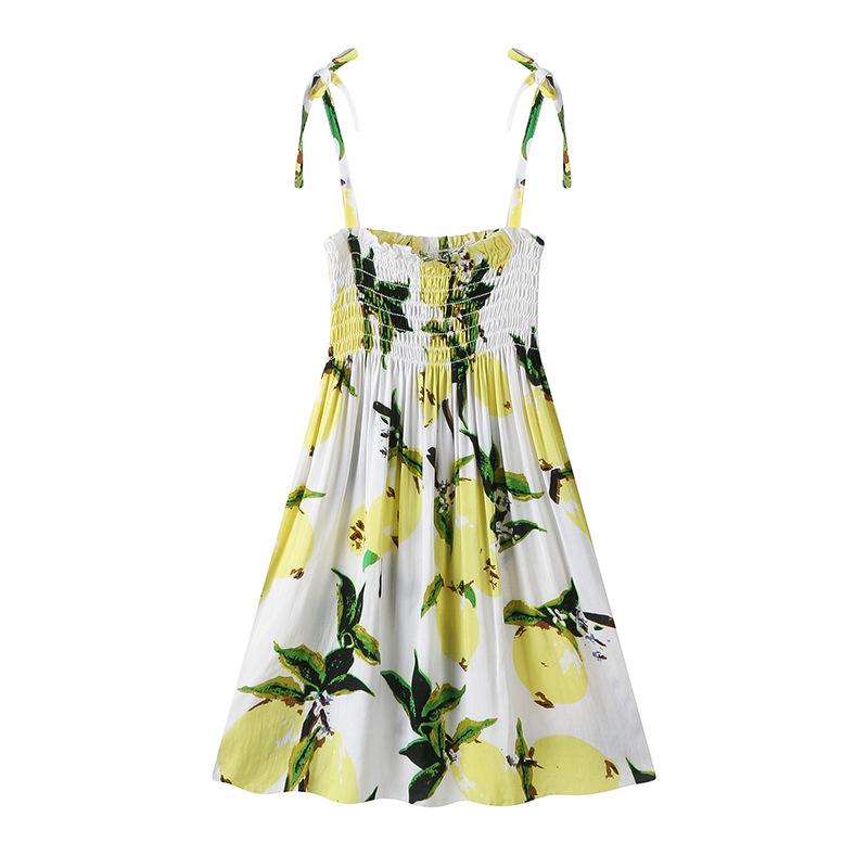 Sommer Mädchen Blumenkleid Träger Rüschen Bohemian Strand Prinzessinnenkleider für Mädchen Kleidung 2-12 Jahre 150 white
