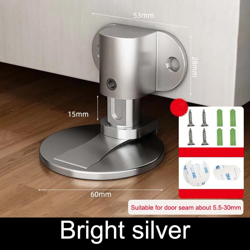 Magnetischer Türstopper mit Saugnapf, perforationsfrei, für Badezimmer, Haushalt und Haushalt – unsichtbare Türstopper