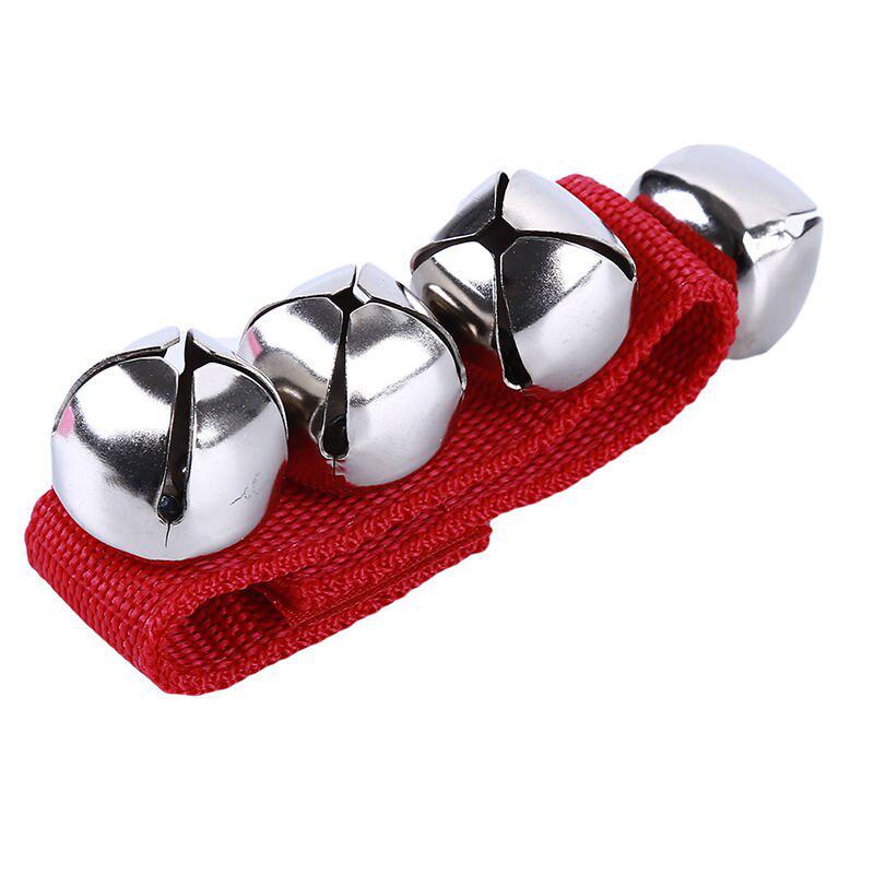 Baby-Musical-Rasseln Spielzeug Säugling Hand Handgelenk Glocke Jingles Schütteln Fuß Rasseln Mobile Newbron Spielzeug Percussion Frühes pädagogisches Spielzeug rot