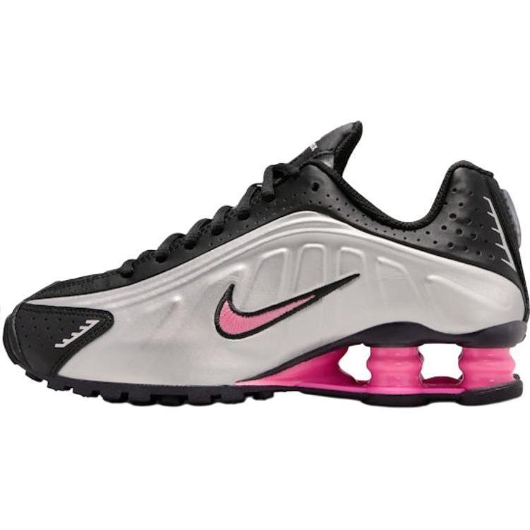 Nike Shox R4 GS Schwarz Metallic Silber Pinksicle Kinder Sneaker CW2626-006 35.5