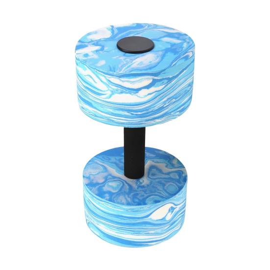 Wasserhanteln Aqua Fitness Hanteln EVA Schaum Wassergewichte für Pool Widerstand 1pc blau/weiß