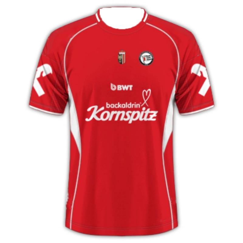2026 LASK Team Uniform Österreichische Liga Fan Edition Kurzarm Atmungsaktiv Schnelltrocknend Sport T-Shirt S red