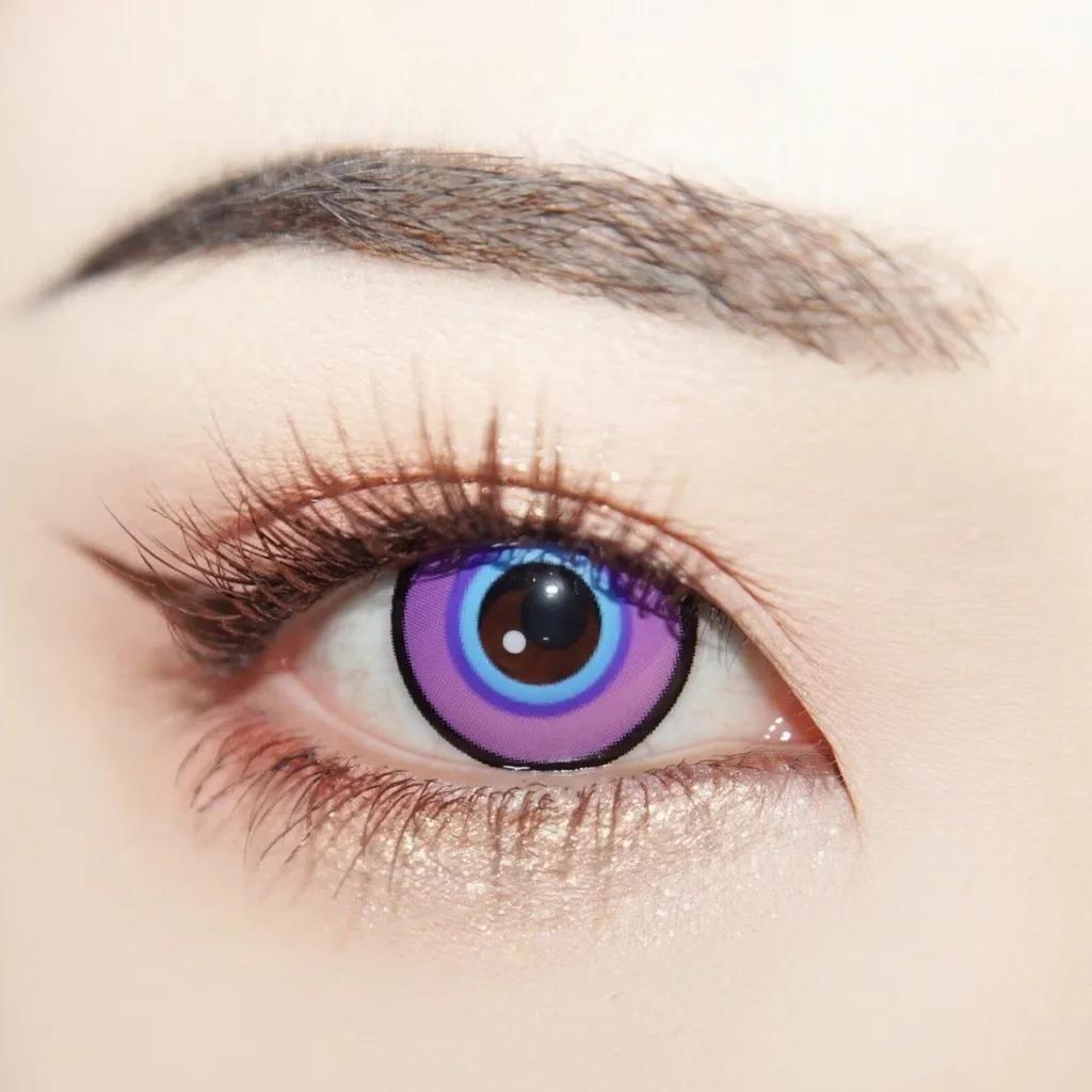 1 paar Aventurin Cosplay Farbige Kontaktlinsen Halloween Kontakte Honkai Star Rail 0.00/Plano