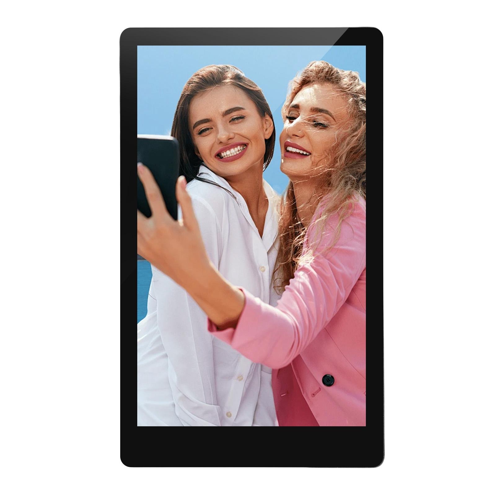 Telefon Vlog Selfie Bildschirm 3,97 Zoll Telefon Rückkamera Drahtloser Magnetischer Selfie Bildschirm für Android