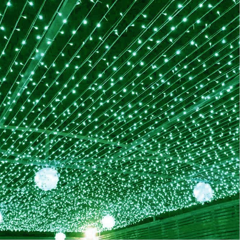 Vorhang LED Lichterketten Girlande Festival Weihnachtsdekoration USB-Fernbedienung Urlaub Hochzeit Lichterketten für Schlafzimmer Zuhause 3M(W)x3M(H) 300 LEDS