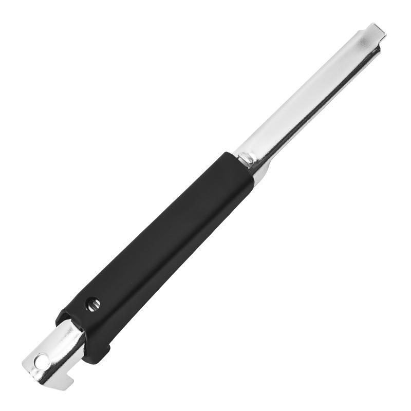 Küchenzubehör Greifer Dosenöffner Manuell Edelstahl Verstellbar Multifunktional Glasdeckelöffner 1PCS schwarz