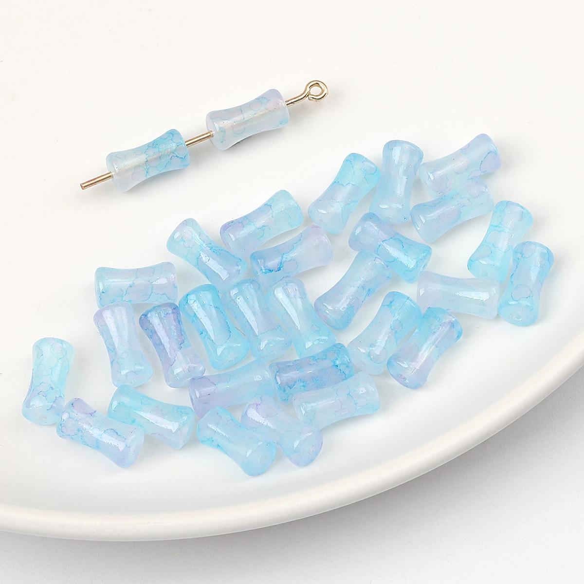 20 Stück Kristallglas-Perlen für Ohrringe, Armbänder, Halsketten, Fußkettchen, DIY-Schmuck, Basteln, Herstellung von Perlen 6x12mm