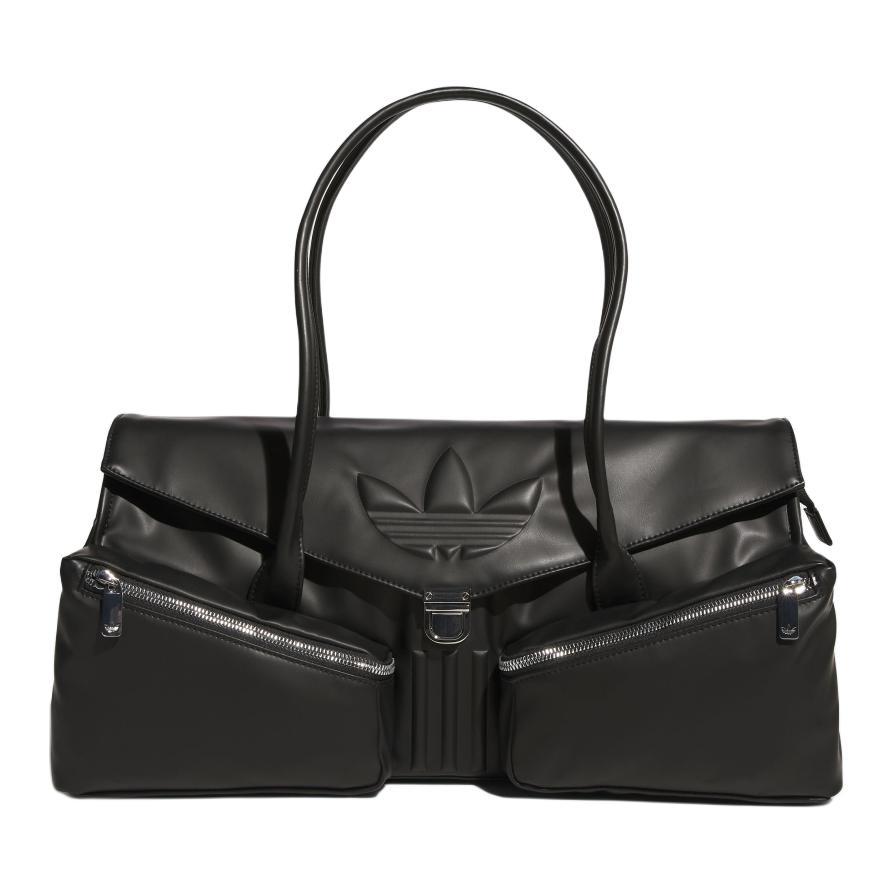 Adidas Originals Polyurethan Langhenkeltasche, Schultertasche Groß Damen Schwarz Adidas KC1418 schwarz