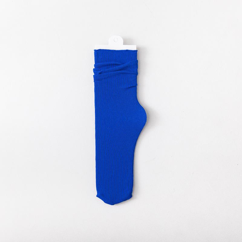 Frauen Damen Eis Seide Socken Sommer Ultra Dünne Kühle Socken Süßigkeiten Süße Atmungsaktive Socken Calcetines De Mujer Femmes Chaussettes blau
