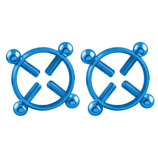 Trendiger Nippelsauger, stilvoller, weit verbreiteter Fake-Piercing-Ring, nicht durchdringend, verstellbare Nippelklemmen-Ringe 2pcs