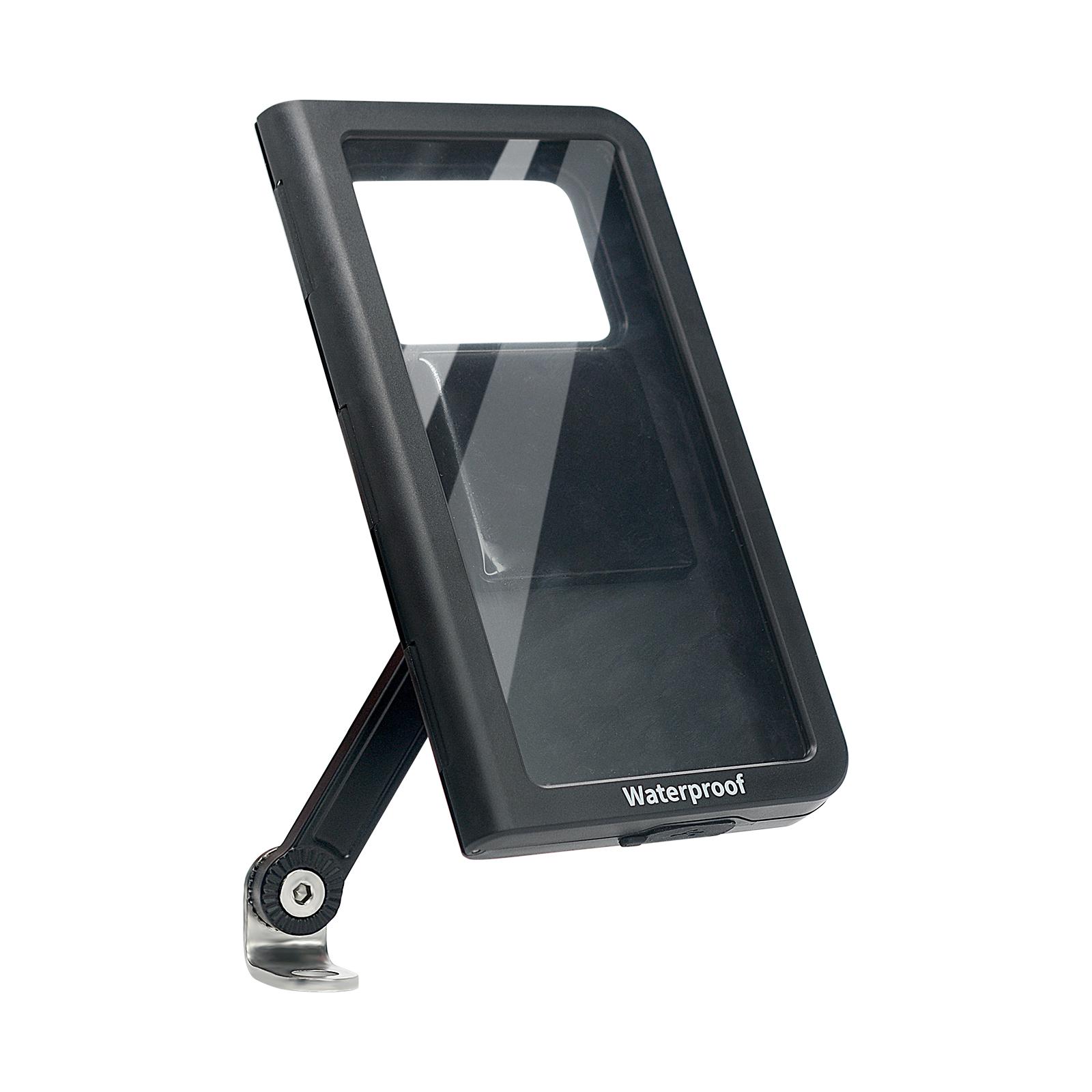 Wasserdichter Motorrad-Telefonhalter für 4,7-7,0-Zoll-Telefone, empfindlicher PET-Touchscreen, 360 Grad verstellbar Rearview Mirror schwarz