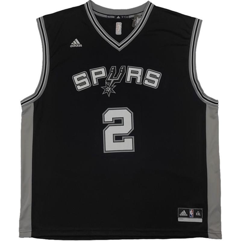 Adidas X NBA Kollaboration San Antonio Spurs Kawhi Leonard Mode Weich Bequem Lässig Basketball Trikot Herren Trikot Schwarz 7818A-304-AEB1585 3XL