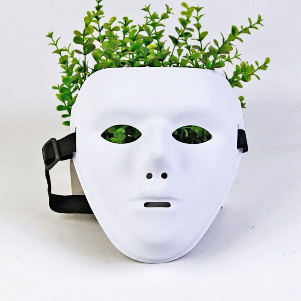Phantomtänzer Maske Karneval Kostüm Requisiten Foto Requisite Abschlussball Party Zubehör Vollgesichtsmaske Party Cosplay Requisiten Halloween Masken weiß