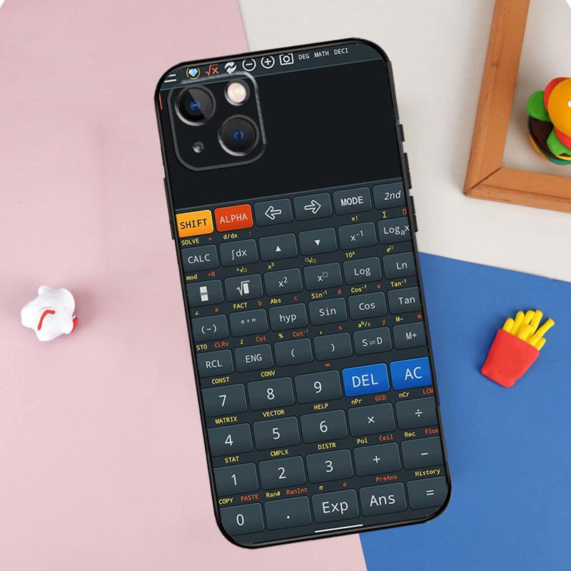 Einzigartiges Taschenrechner-Design Hülle Für iPhone 13 11 12 14 15 16 Pro Max Mini X XR XS Max Plus Weiche Hülle iPhone 16Pro MAX