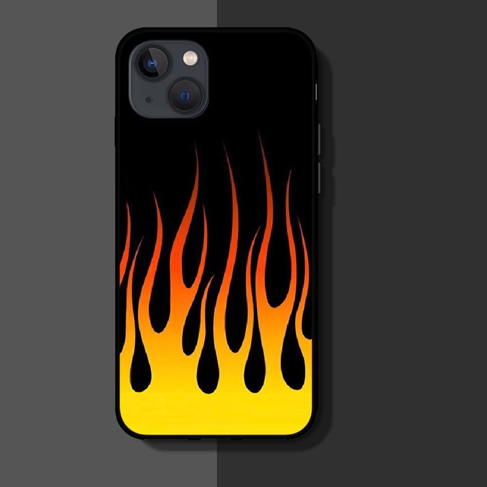 Feuermuster Flamme Kunst Handyhülle für iPhone Samsung Galaxy Redmi Xiaomi Oppo OnePlus Note SA 7 8 9 10 11 12 13 14 20 21 22 23 53 54 Pro Plus Ultra Samsung Galaxy A71