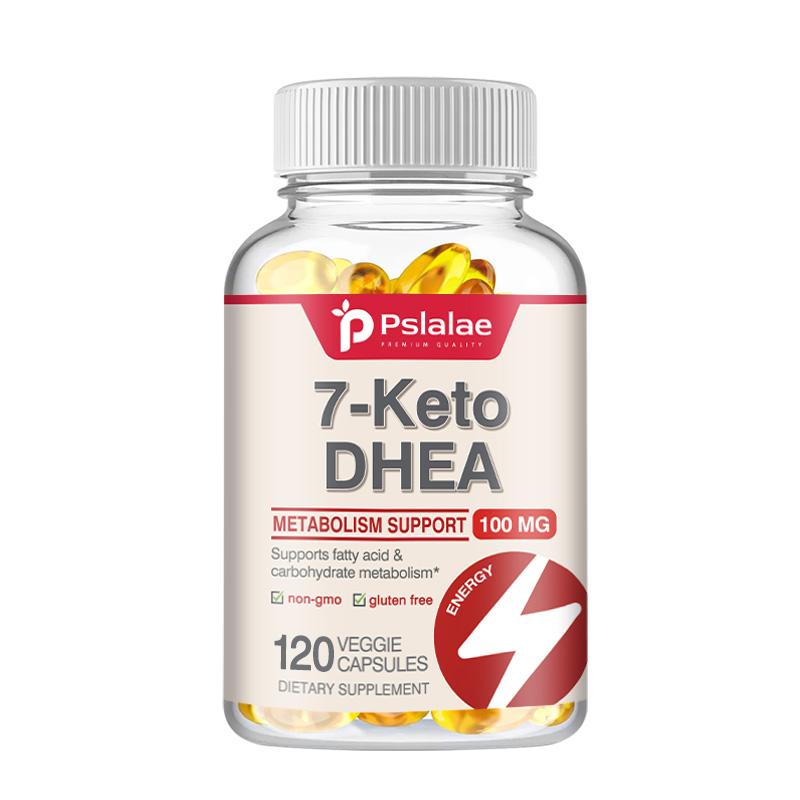 7-Keto DHEA 100 mg - 120 Kapseln (Vegetarische Kapseln) Nahrungsergänzungsmittel - Unterstützung des Kohlenhydratstoffwechsels 120