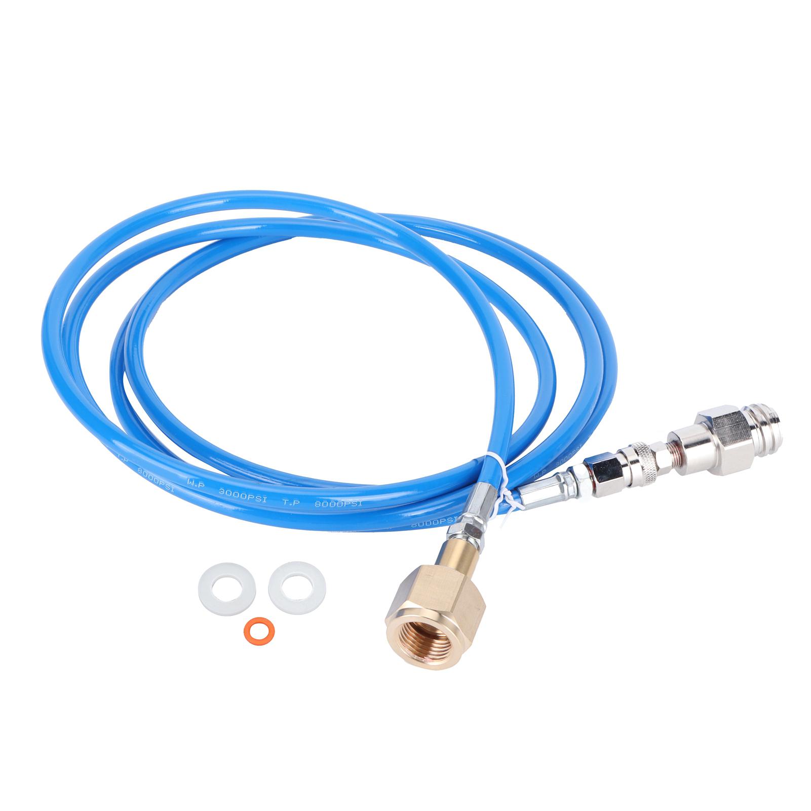 CGA320 CO2-Flaschen-Nachfülladapter-Anschluss CO2-Tank Soda Maker Zubehör mit 100-Zoll-Schlauch