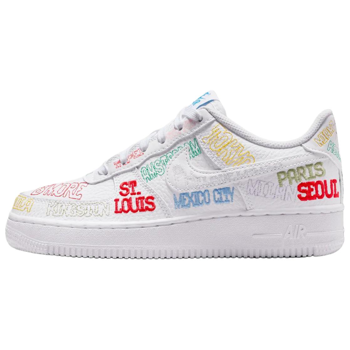 Nike Air Force 1 LV8 3 World Tour Bequeme Passform Kinder-Sneaker Kinder-Sneaker Weiß IO9739-100 36.5