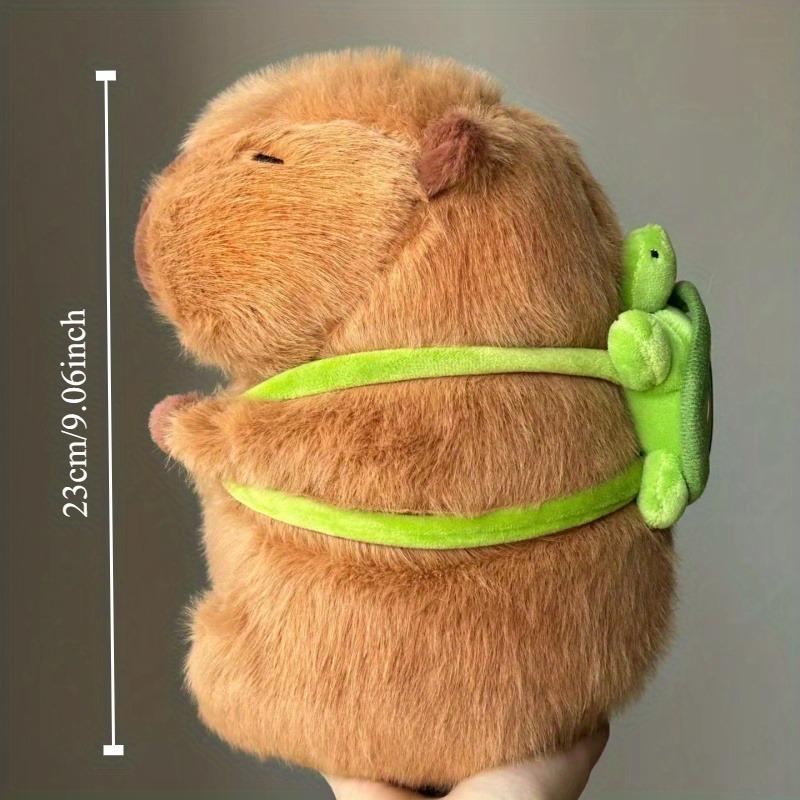 Capybara-Plüschtier in Form eines 20 cm großen Hamburgers, Capybara-Plüschtier in Form eines Hamburgers, beste Weihnachtsgeschenke