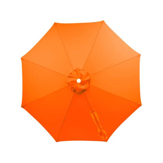 Regenschirm Ersatzbespannung UV-Schutz Outdoor Garten Terrasse Hinterhof Sonnenschirm Markttisch Sonnenschirm Ersatzstoff Stoffbezug S A orange