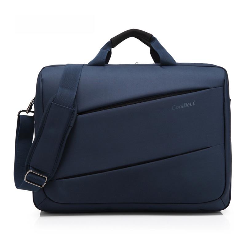 Cool Bell Mode 17,3 Zoll Laptop Tasche 17 Notebook Computer Tasche Wasserdichte Messenger Schulter Tasche Männer Frauen Aktentasche Business 17.3 inch blau