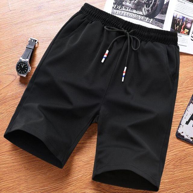 Sommer Männer Mesh-Gym Bodybuilding Casual Lose Shorts Jogger Im Freien Fitness Strand Kurze Hosen Männliche Marke Sweatpant M-5XL XXXXL schwarz