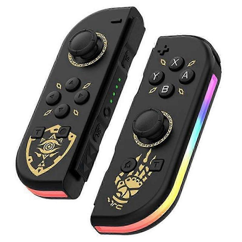 2 Stück Joypad Controller (L / R) für Switch, Kabelloser Joypad-Ersatz für Switch-Controller Dual-Vibr