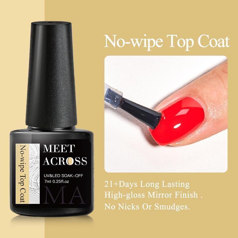 MEET ACROSS Glitzer-Gel-Nagellack, beliebter Nude-Rosa-Rot-Blau-Glitzer-Gel-Lack, buntes Gel für Starter-Maniküre, Nail-Art-Salon Q49698-2