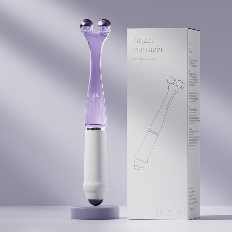 Fingergelenk-Akupunkturpunkt-Massagegerät, Rollen, Hand-Akupunkturpunkte, Massagegerät, Finger-Ermüdungsmassage-Werkzeug violett