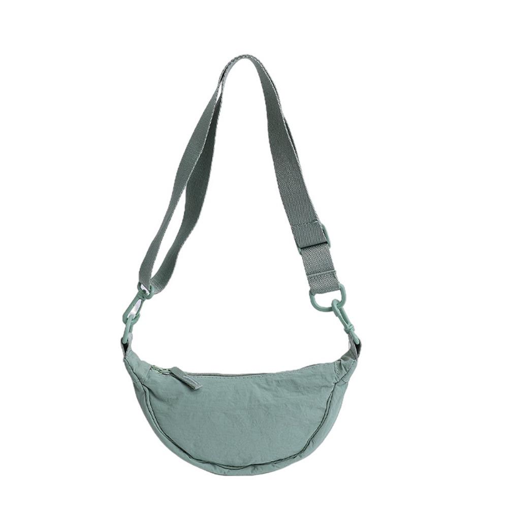 Leichte Mini-Knödeltasche Koreanischer Stil Oxford-Stoff Umhängetasche Nylon Umhängetasche Mädchen grün