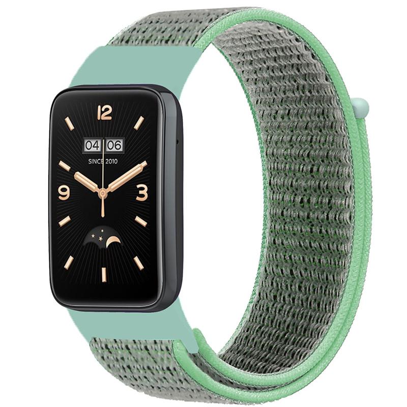 Nylonarmband für Fitbit Charge 6 Smartwatch Sportliches Nylon-Webschleifenarmband Armband Correa Pulsera für fitbit Charge 5 Band hellgrüne