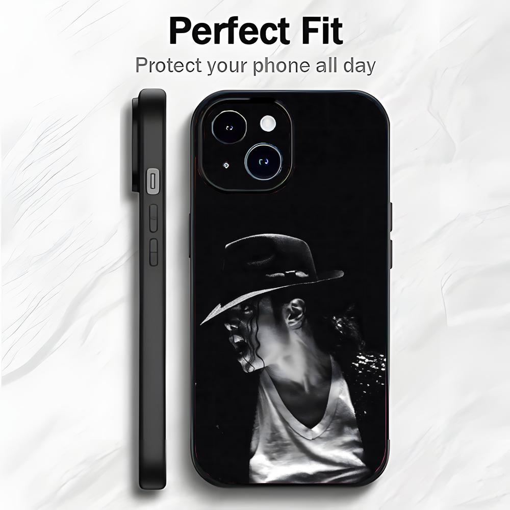 Pop-Sänger M-Michael Jackson Handyhülle Handyhülle Trend Weiche Hülle Leicht Für iPhone17 16 15 14 ProMax iPhone14pro