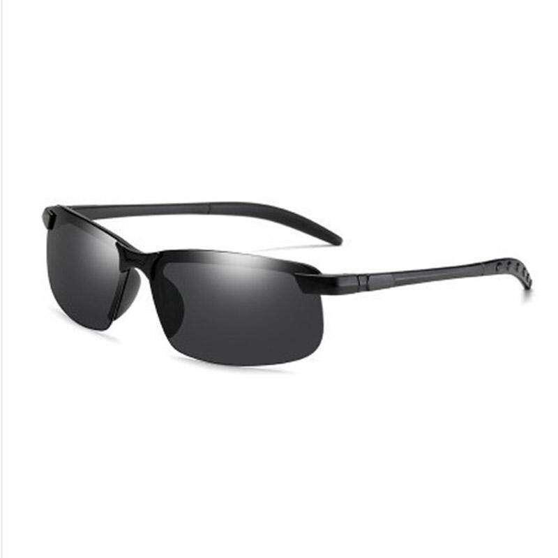Nachtsichtbrille, nicht polarisierte Sonnenbrille für Herren, Outdoor-Sport, Sonnenbrille für Tag und Nacht, Fahrerbrille Style 1 schwarz