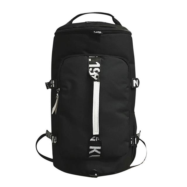 Gym Rucksack Gym Duffle Leinwand Tasche Sport Basketball Rucksack Sporttasche Männer Frauen Große Kapazität Sport Laptop Rucksack dunkelgrau