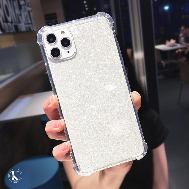 Klare Glitzer Glitzer Glitzer Bling Glitzer Hülle für iPhone 15 Pro Max 14 Plus 13 Mini 12 11 X Xs Xr Se 2022 2020 8 15Pro 14Pro Handyzubehör For iPhone 15 Plus reinfarbig