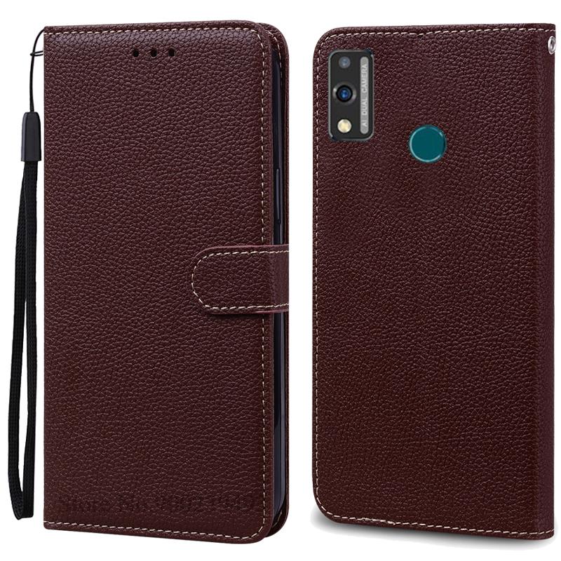 Für Honor 9X Lite Hülle Brieftasche Flip Lederhülle Für Honor 9X Lite Hülle Honor 9X Lite JSN-L21 JSN-L22 JSN-L23 Handyhülle Fundas For Honor 9X Lite kaffeebraun