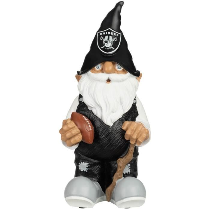 Gartenzwerg Las Vegas Raiders NFL 28cm - Weiß - Unisex - Außen