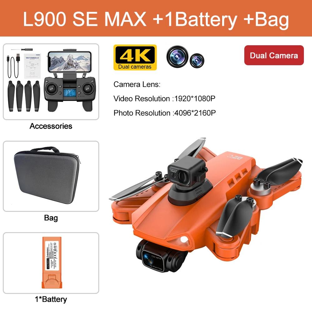L900 Pro SE MAX Drohne 4K Professionelle Kamera 5G GPS WIFI 360° Hindernisvermeidung FPV Bürstenloser Motor RC Quadcopter Mini Drohne Spielzeug Geschenk 1,2KM 3 battery