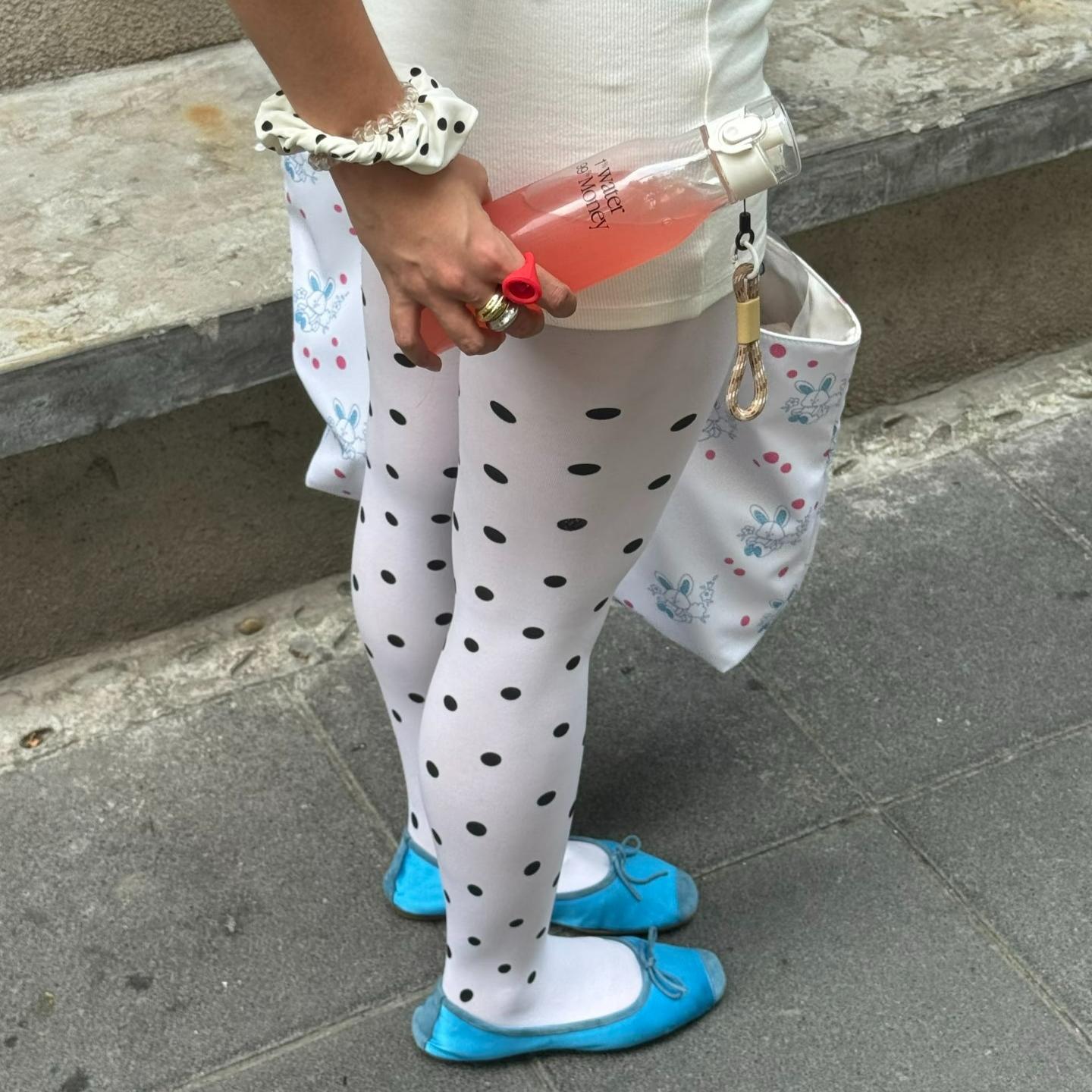 Harajuku Schwarzes Polka-Dot-Muster Strumpfhose Blickdicht Seidig Mit Füßen Strumpfhose Strumpfhose Mädchen Langer Strumpf Für Frauen Sexy Crash Leggings One Size gray