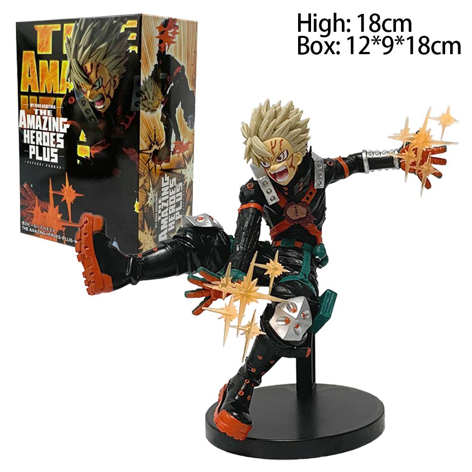 18cm Anime My Hero Academia Bakugou Katsuki Actionfiguren The Amazing Heroes Modell Figur Sammlung Modell Spielzeug Modell Kinder Hohe Qualität Geschenk