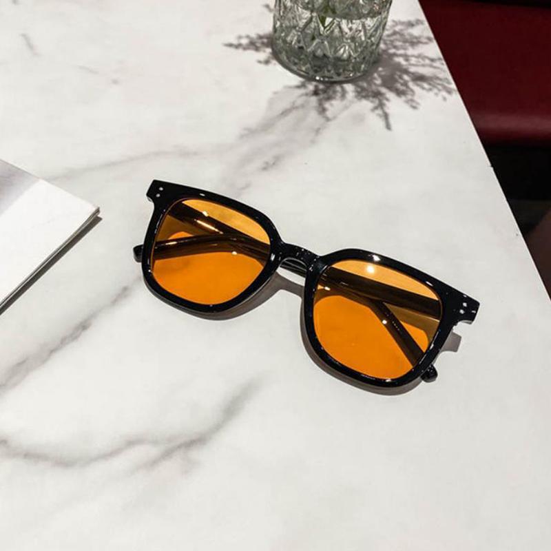 Hochwertige quadratische Herren- und Damen-Sonnenbrille, modisch, neue Meter-Nagel-Hip-Hop-Sonnenbrille A3